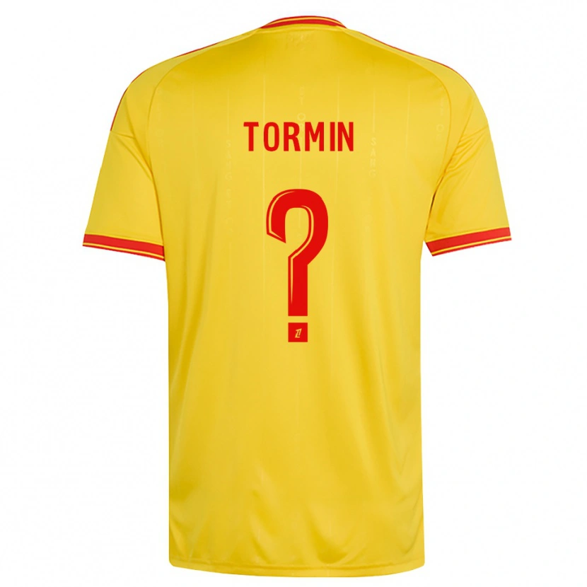 Danxen Mulher Camisola Sean Tormin #0 Dourado Laranja Vermelho Principal 2026/27 Camisa