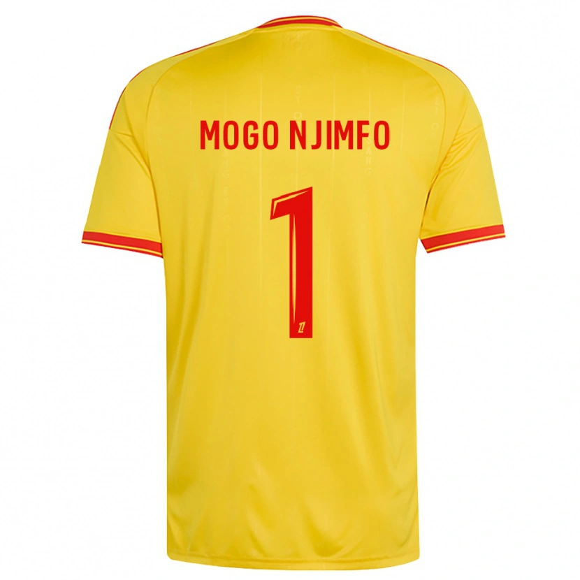 Danxen Mulher Camisola Arthur Mogo Njimfo #1 Dourado Laranja Vermelho Principal 2026/27 Camisa