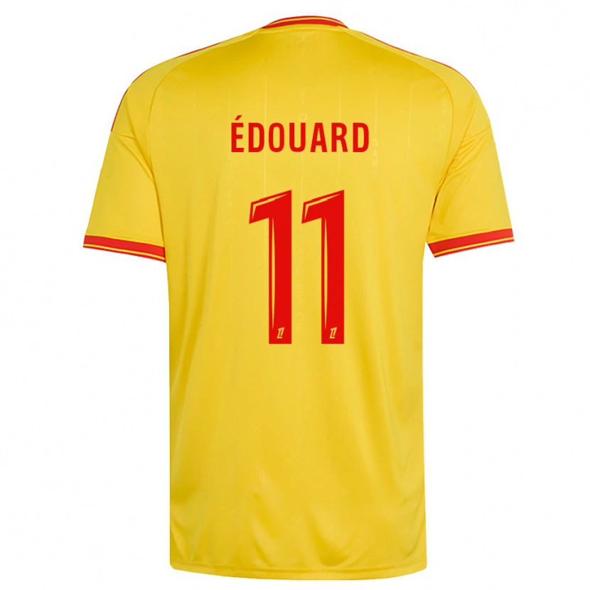 Danxen Mulher Camisola Odsonne Édouard #11 Dourado Laranja Vermelho Principal 2026/27 Camisa