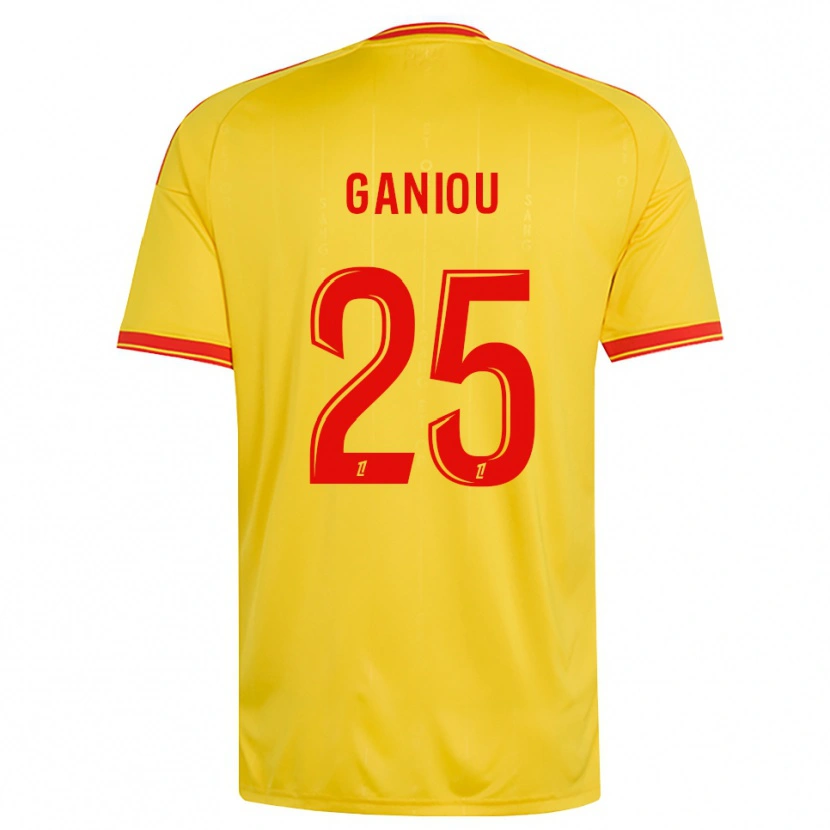Danxen Mulher Camisola Ismaëlo Ganiou #25 Dourado Laranja Vermelho Principal 2026/27 Camisa