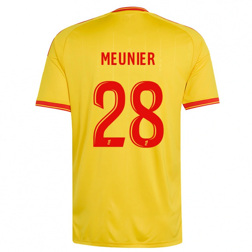 Danxen Mulher Camisola Jennifer Meunier #28 Dourado Laranja Vermelho Principal 2026/27 Camisa