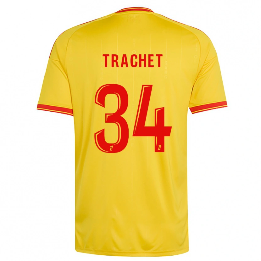 Danxen Mulher Camisola Amélie Trachet #34 Dourado Laranja Vermelho Principal 2026/27 Camisa