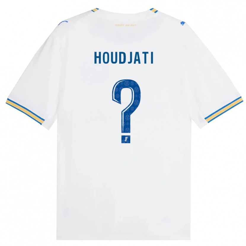 Danxen Mulher Camisola Naïm Houdjati #0 Azul Dodger Branco Principal 2026/27 Camisa