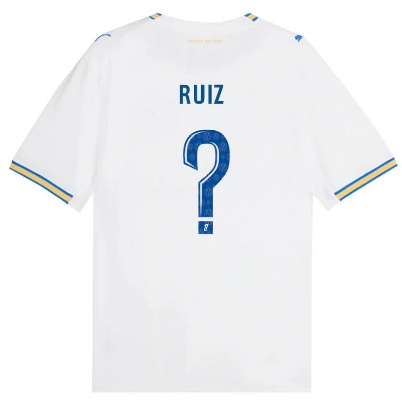 Danxen Mulher Camisola Pedro Ruiz #0 Azul Dodger Branco Principal 2026/27 Camisa