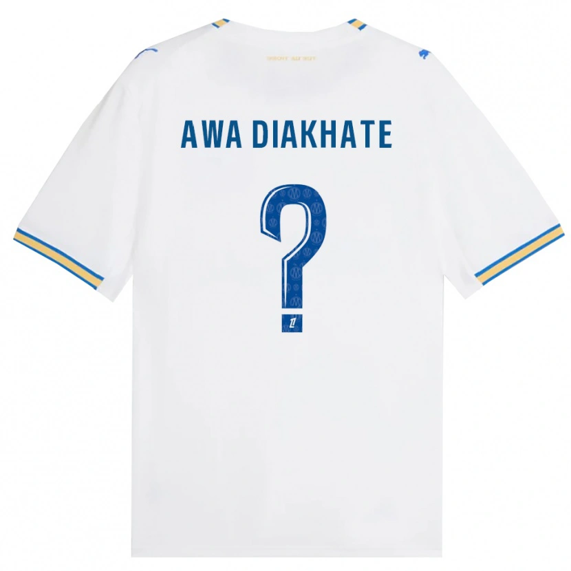 Danxen Mulher Camisola Ndeye Awa Diakhate #0 Azul Dodger Branco Principal 2026/27 Camisa