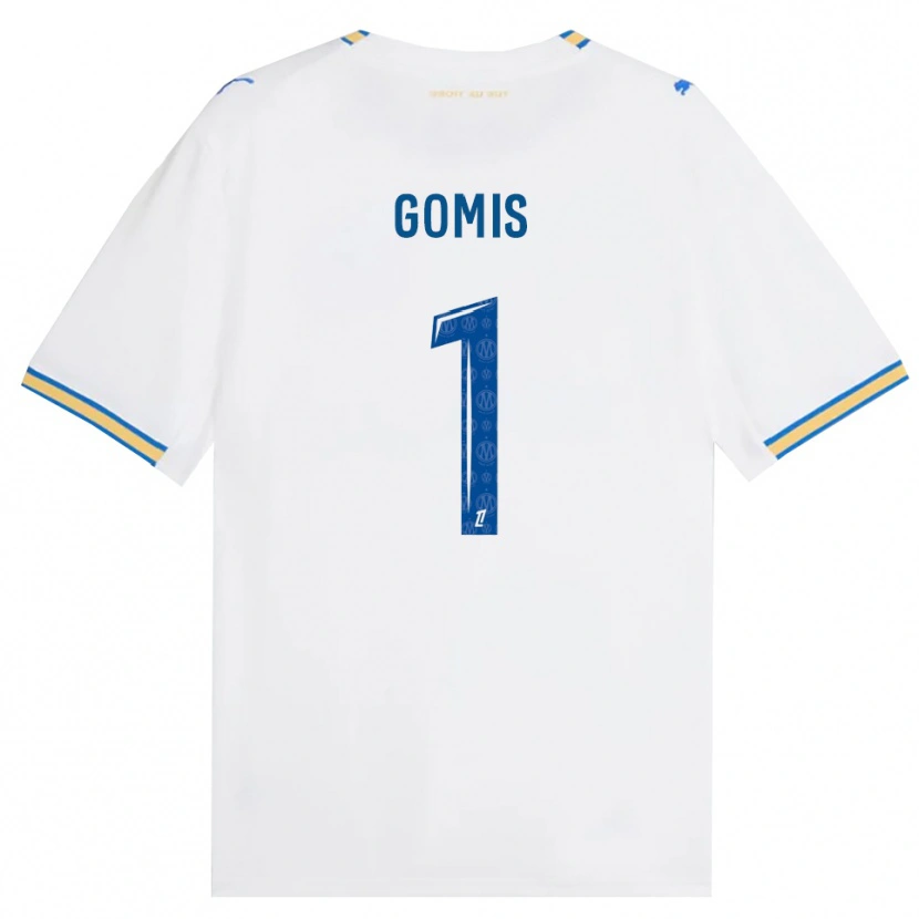 Danxen Mulher Camisola Ibrahim Gomis #1 Azul Dodger Branco Principal 2026/27 Camisa
