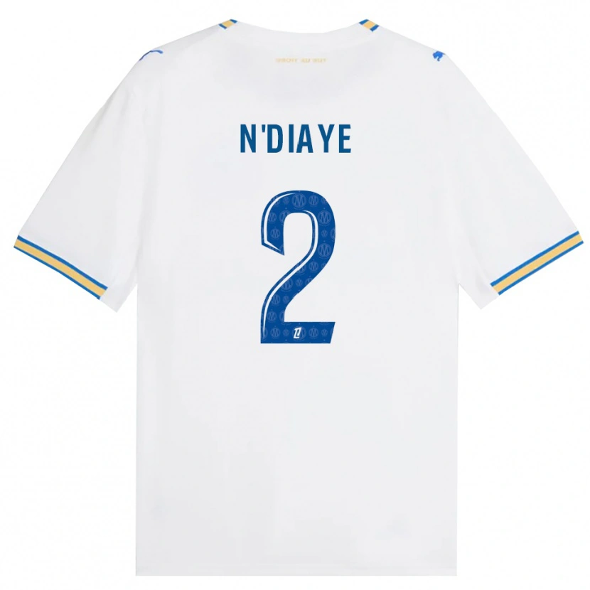 Danxen Mulher Camisola Osmane N'diaye #2 Azul Dodger Branco Principal 2026/27 Camisa