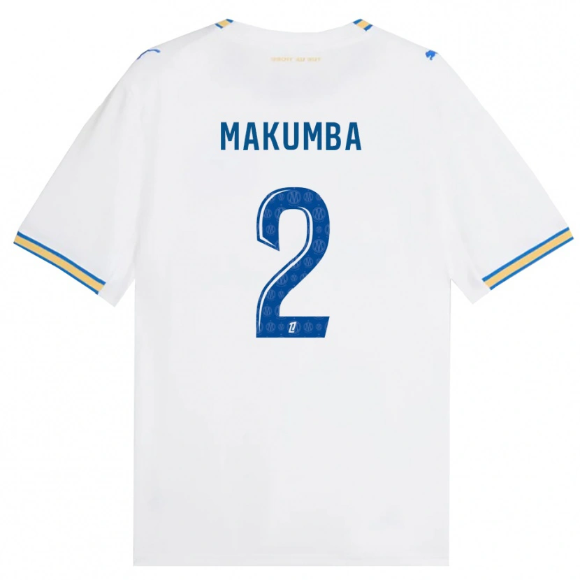 Danxen Mulher Camisola Enzo Makumba #2 Azul Dodger Branco Principal 2026/27 Camisa