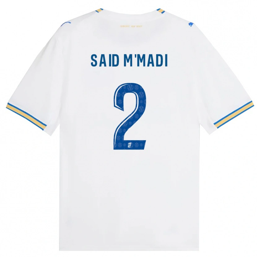 Danxen Mulher Camisola Yakine Said M'madi #2 Azul Dodger Branco Principal 2026/27 Camisa