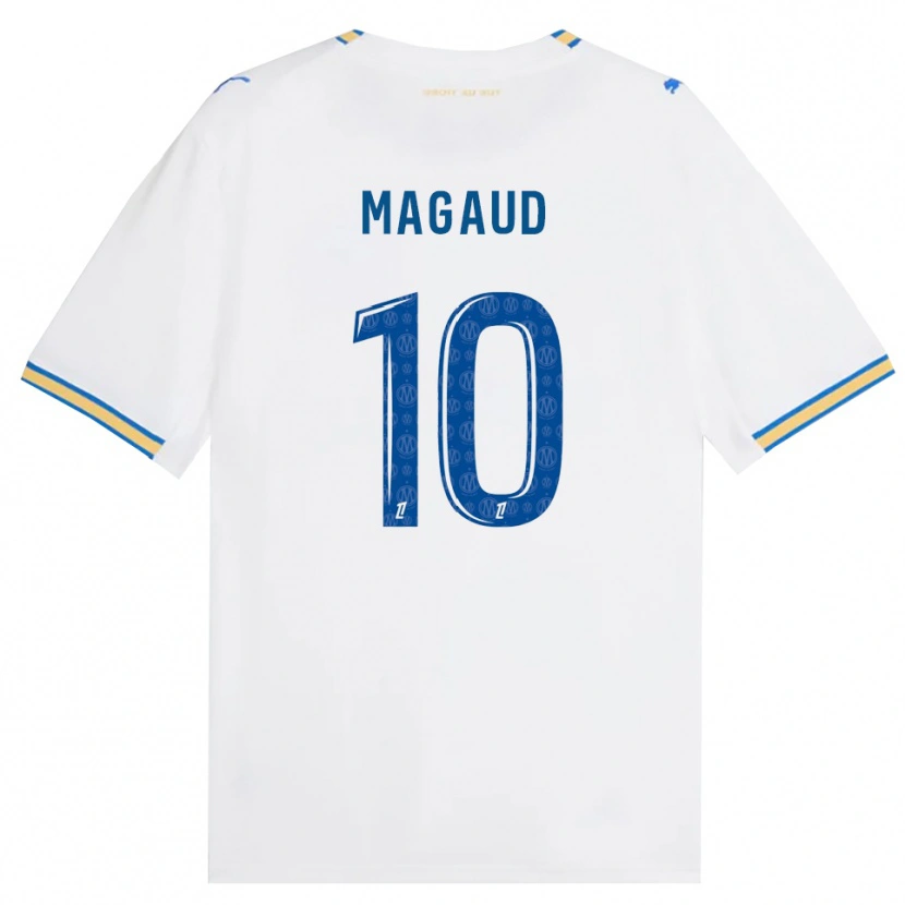 Danxen Mulher Camisola Kyle Magaud #10 Azul Dodger Branco Principal 2026/27 Camisa