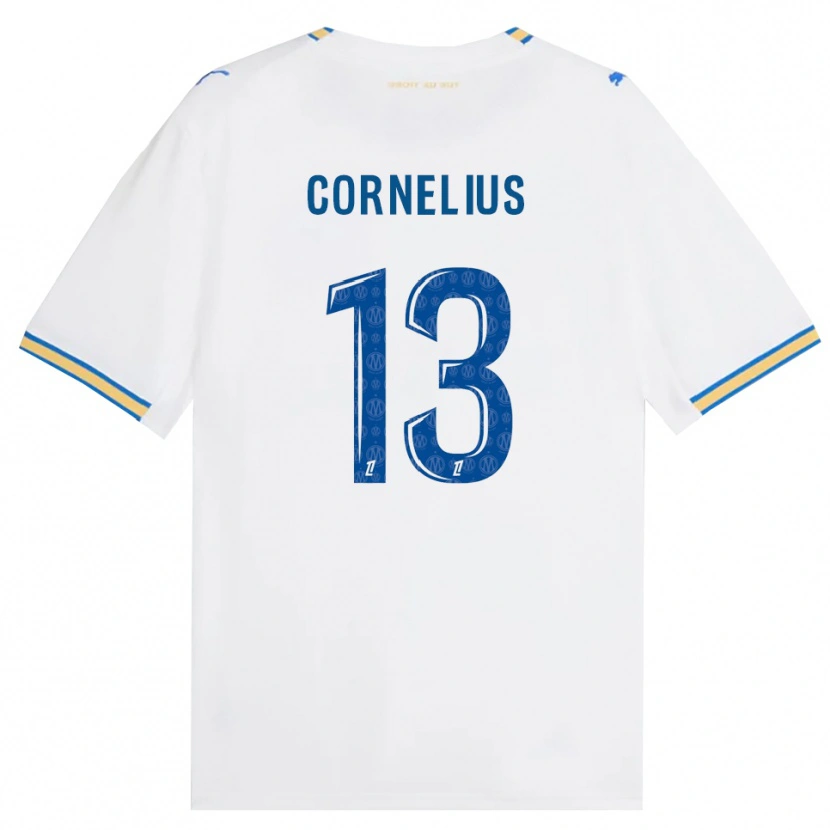 Danxen Mulher Camisola Derek Cornelius #13 Azul Dodger Branco Principal 2026/27 Camisa