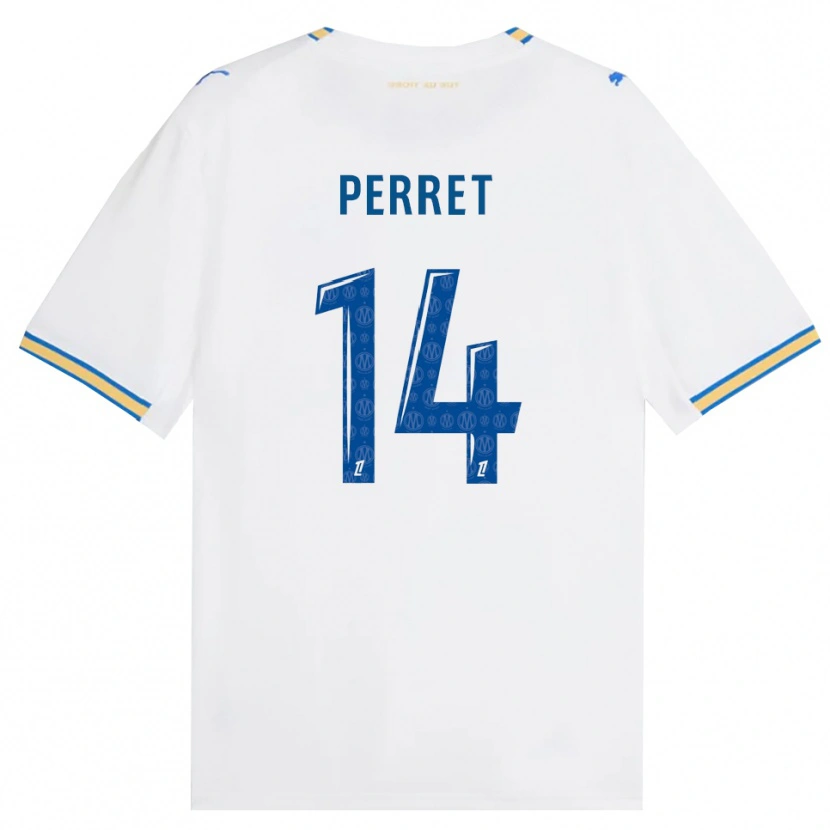 Danxen Mulher Camisola Jenny Perret #14 Azul Dodger Branco Principal 2026/27 Camisa