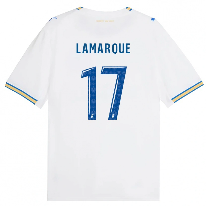 Danxen Mulher Camisola Alais Lamarque #17 Azul Dodger Branco Principal 2026/27 Camisa