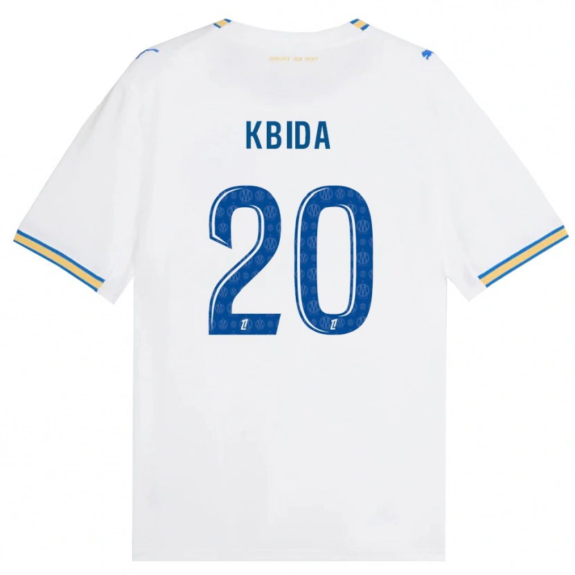 Danxen Mulher Camisola Inès Kbida #20 Azul Dodger Branco Principal 2026/27 Camisa