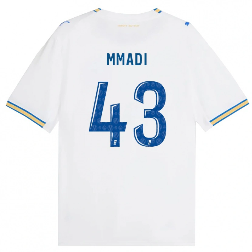 Danxen Mulher Camisola Tadjidine Mmadi #43 Azul Dodger Branco Principal 2026/27 Camisa