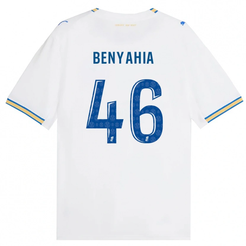 Danxen Mulher Camisola Aylan Benyahia-Tani #46 Azul Dodger Branco Principal 2026/27 Camisa