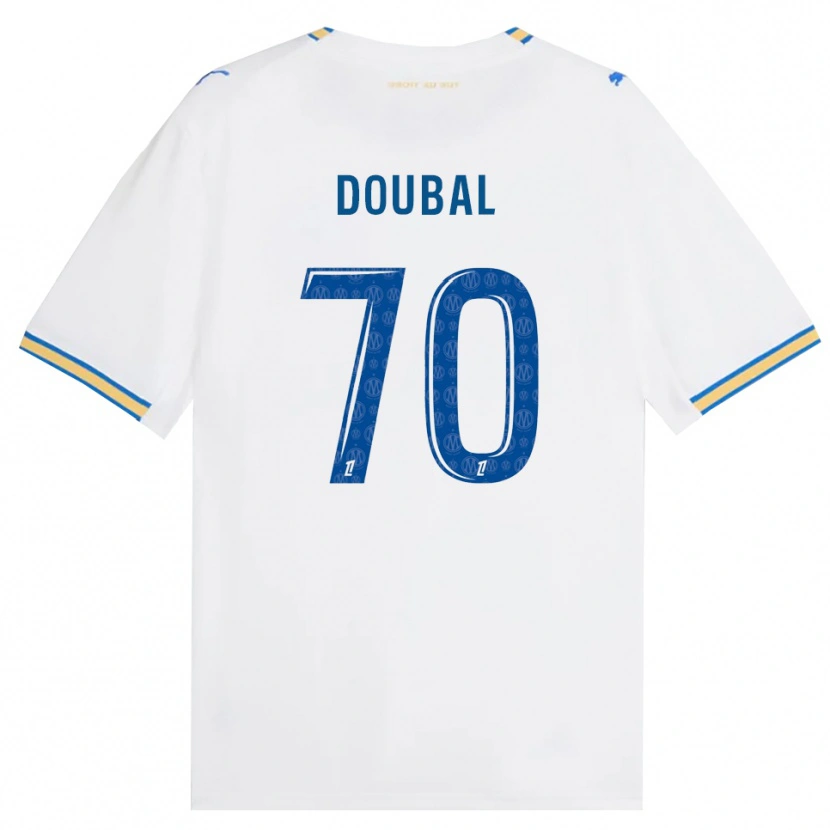 Danxen Mulher Camisola Anis Doubal #70 Azul Dodger Branco Principal 2026/27 Camisa