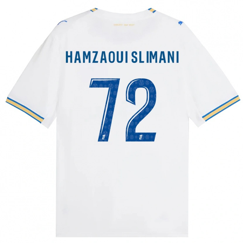 Danxen Mulher Camisola Hilan Hamzaoui Slimani #72 Azul Dodger Branco Principal 2026/27 Camisa