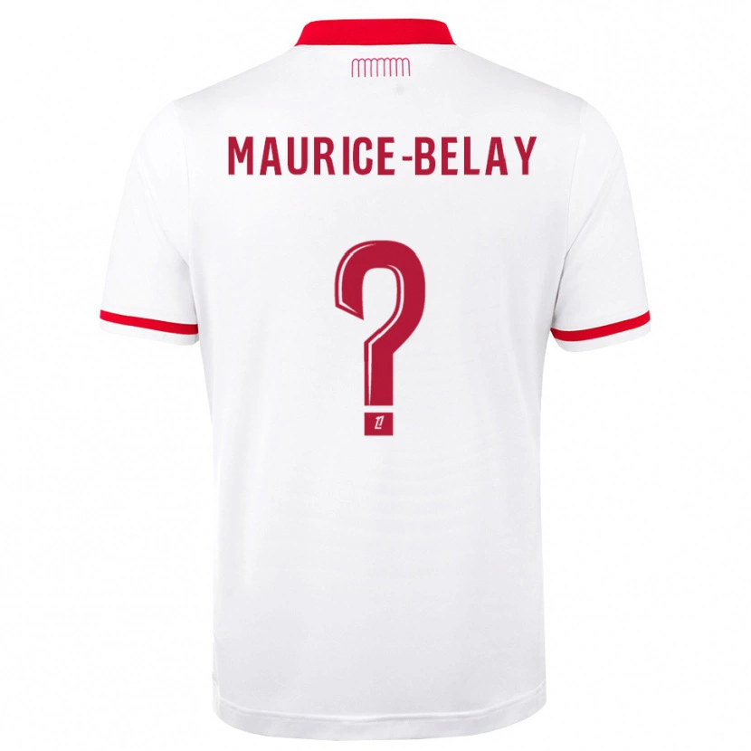 Danxen Mulher Camisola Dwayne Maurice-Belay #0 Vermelho Branco Principal 2026/27 Camisa
