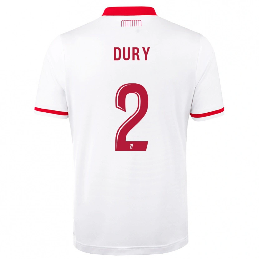 Danxen Mulher Camisola Eloan Dury #2 Vermelho Branco Principal 2026/27 Camisa