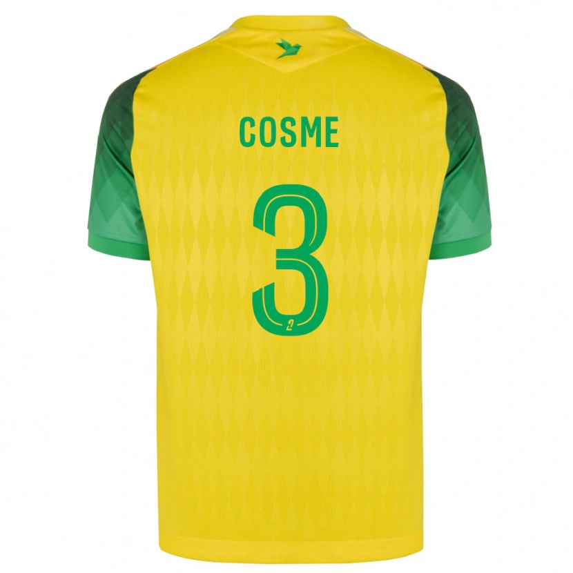 Danxen Mulher Camisola Caitlin Cosme #3 Amarelo Verde Vermelho Principal 2026/27 Camisa