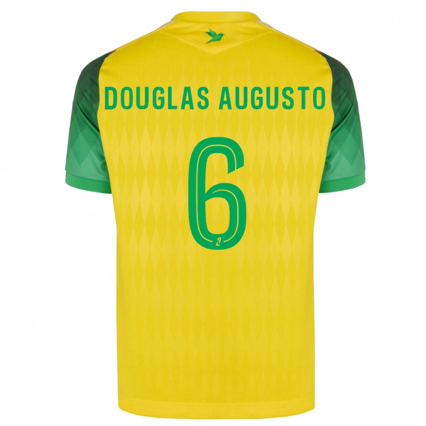 Danxen Mulher Camisola Douglas Augusto #6 Amarelo Verde Vermelho Principal 2026/27 Camisa