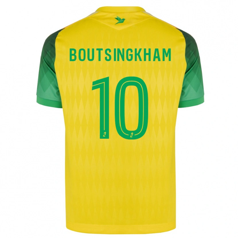 Danxen Mulher Camisola Hugo Boutsingkham #10 Amarelo Verde Vermelho Principal 2026/27 Camisa