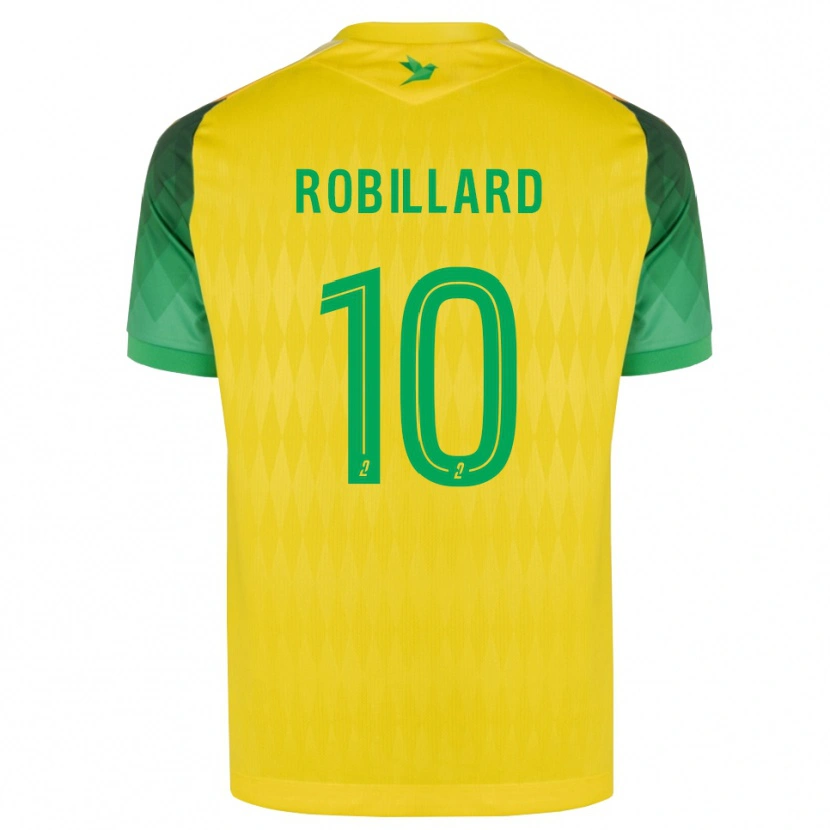 Danxen Mulher Camisola Camille Robillard #10 Amarelo Verde Vermelho Principal 2026/27 Camisa