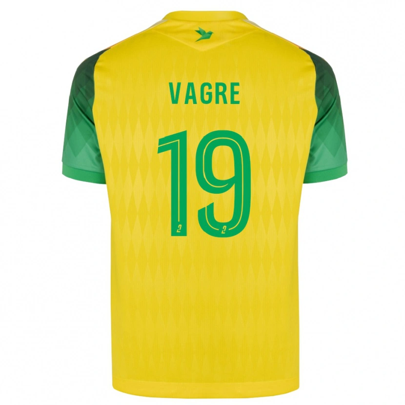 Danxen Mulher Camisola Naomie Vagre #19 Amarelo Verde Vermelho Principal 2026/27 Camisa