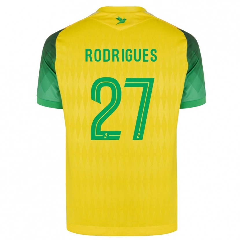 Danxen Mulher Camisola Nelly Rodrigues #27 Amarelo Verde Vermelho Principal 2026/27 Camisa