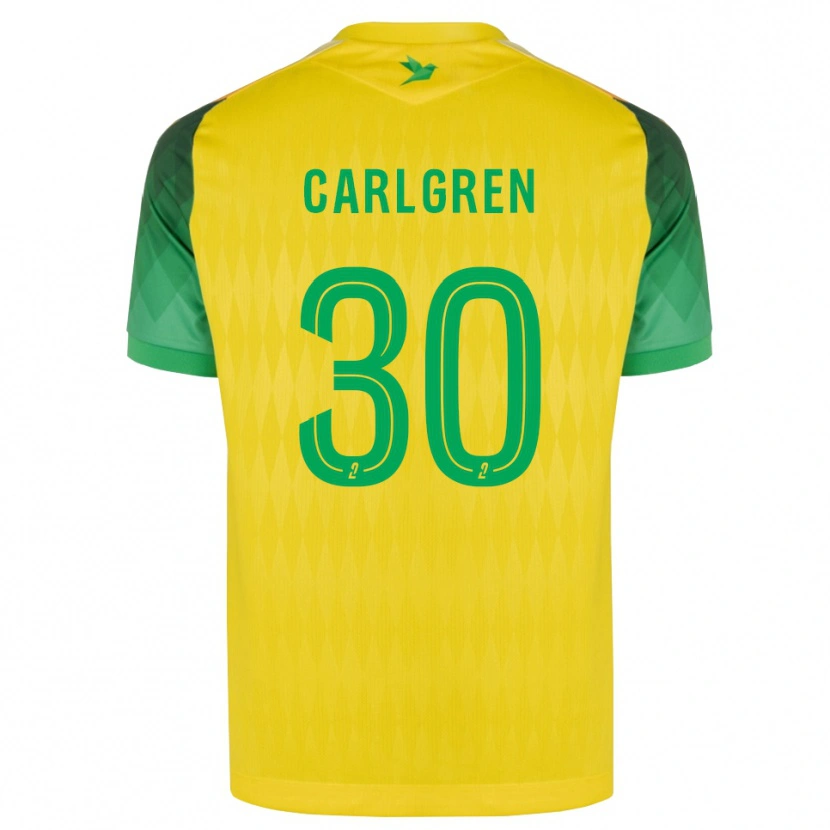 Danxen Mulher Camisola Patrik Carlgren #30 Amarelo Verde Vermelho Principal 2026/27 Camisa