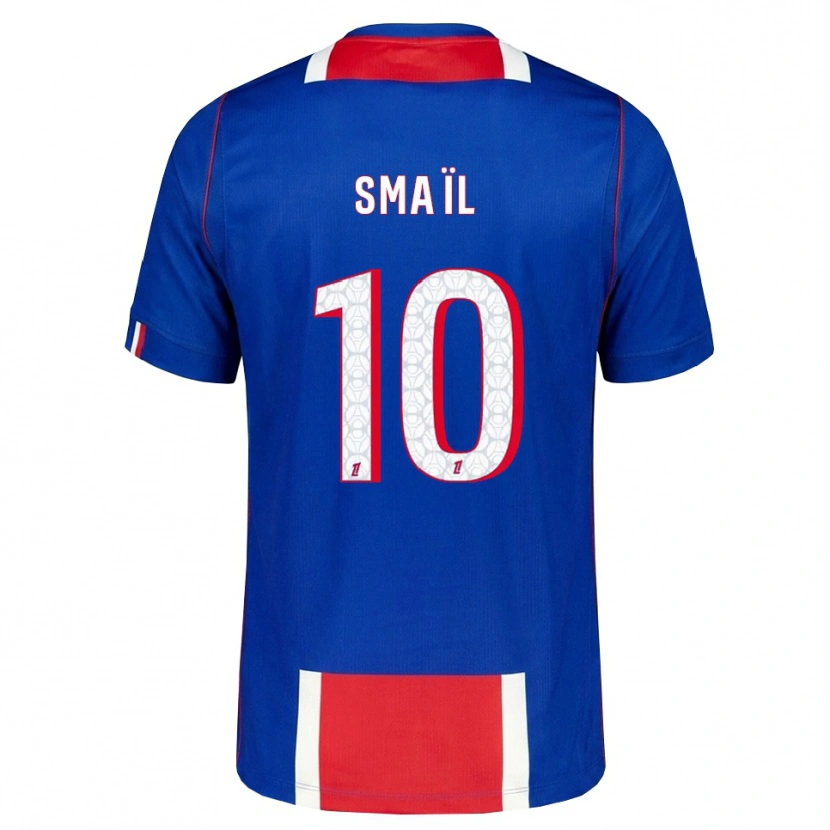 Danxen Mulher Camisola Walid Smaïl #10 Vermelho Branco Azul Principal 2026/27 Camisa