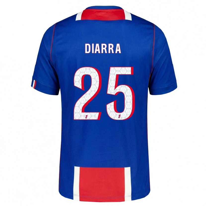 Danxen Mulher Camisola Agueissa Diarra #25 Vermelho Branco Azul Principal 2026/27 Camisa