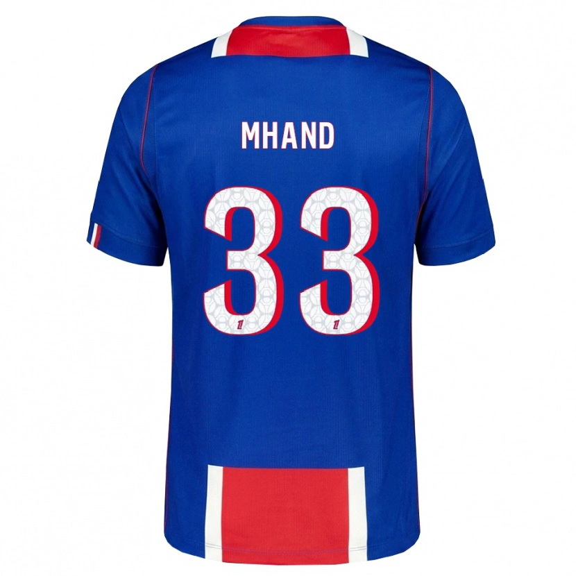 Danxen Mulher Camisola Ilian Mhand #33 Vermelho Branco Azul Principal 2026/27 Camisa
