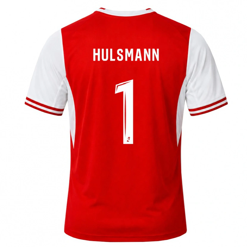Danxen Mulher Camisola Tom Ritzy Hülsmann #1 Vermelho Branco Principal 2026/27 Camisa