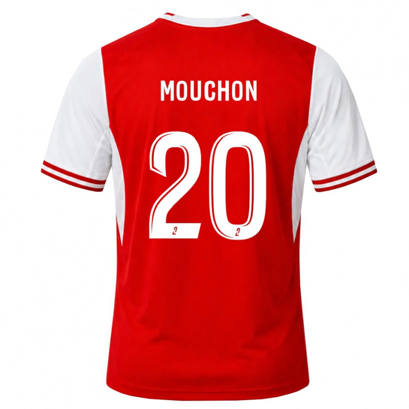 Danxen Mulher Camisola Noemie Mouchon #20 Vermelho Branco Principal 2026/27 Camisa