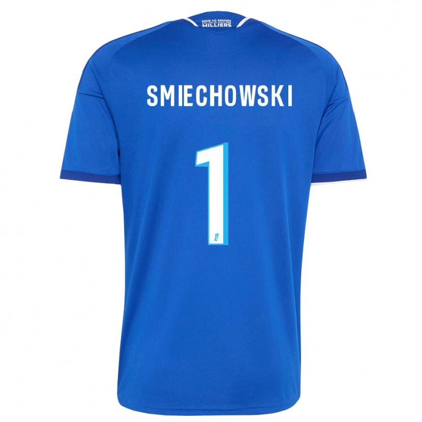 Danxen Mulher Camisola Artur Smiechowski #1 Azul Real Branco Principal 2026/27 Camisa