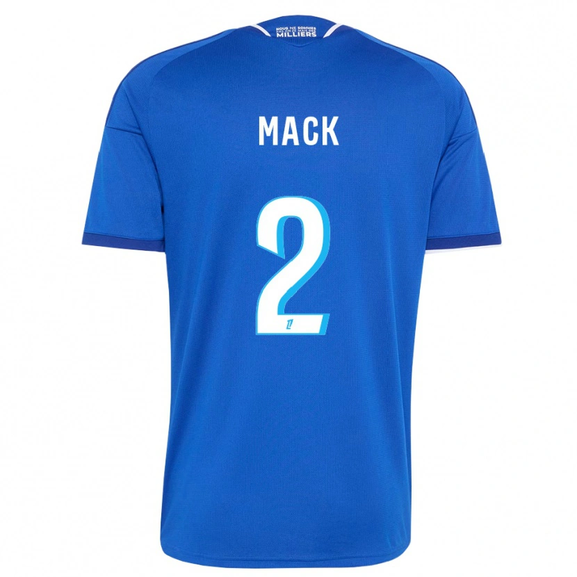 Danxen Mulher Camisola Hugo Mack #2 Azul Real Branco Principal 2026/27 Camisa