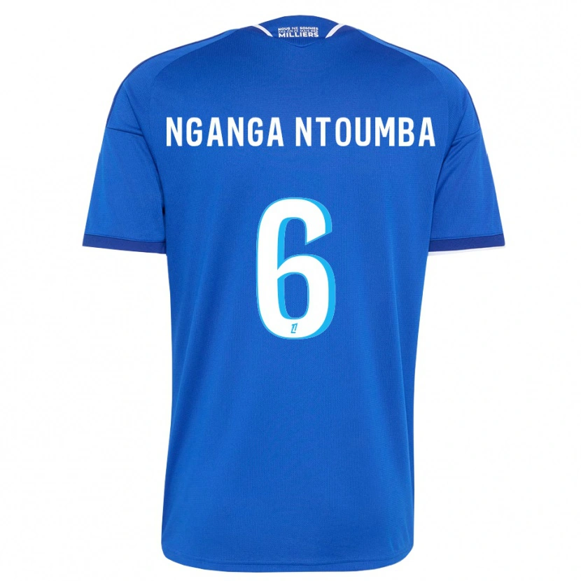 Danxen Mulher Camisola Monfils Nganga Ntoumba #6 Azul Real Branco Principal 2026/27 Camisa
