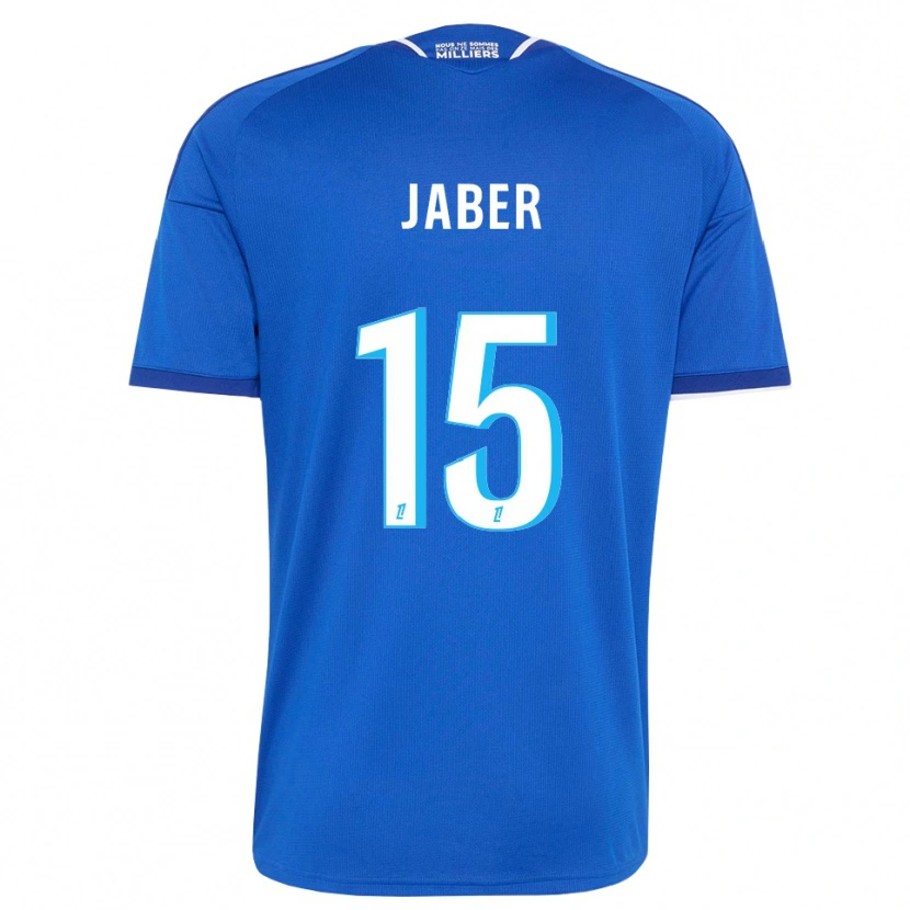 Danxen Mulher Camisola Wissem Jaber #15 Azul Real Branco Principal 2026/27 Camisa