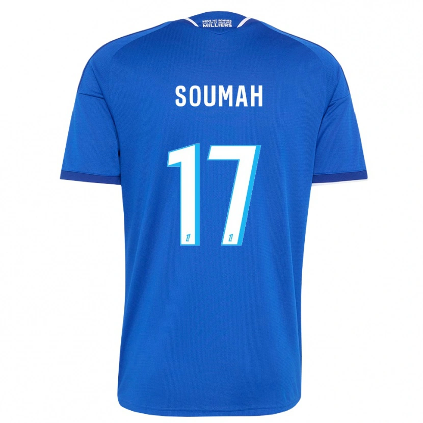 Danxen Mulher Camisola Malick Soumah #17 Azul Real Branco Principal 2026/27 Camisa