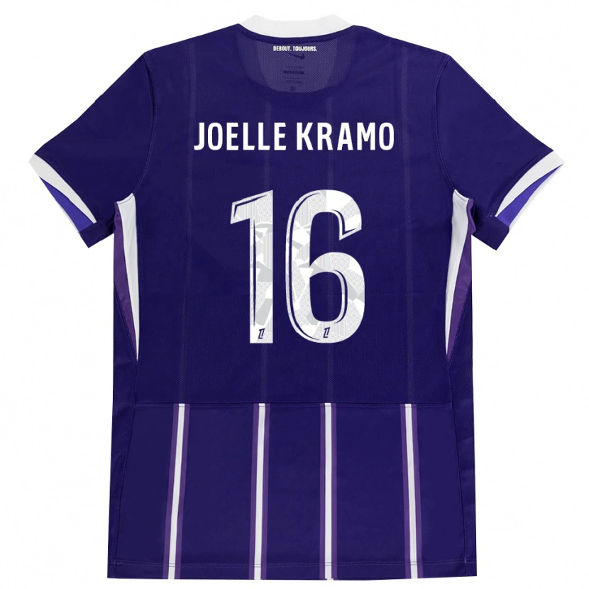 Danxen Mulher Camisola Marie Joelle Kramo #16 Roxo Branco Principal 2026/27 Camisa