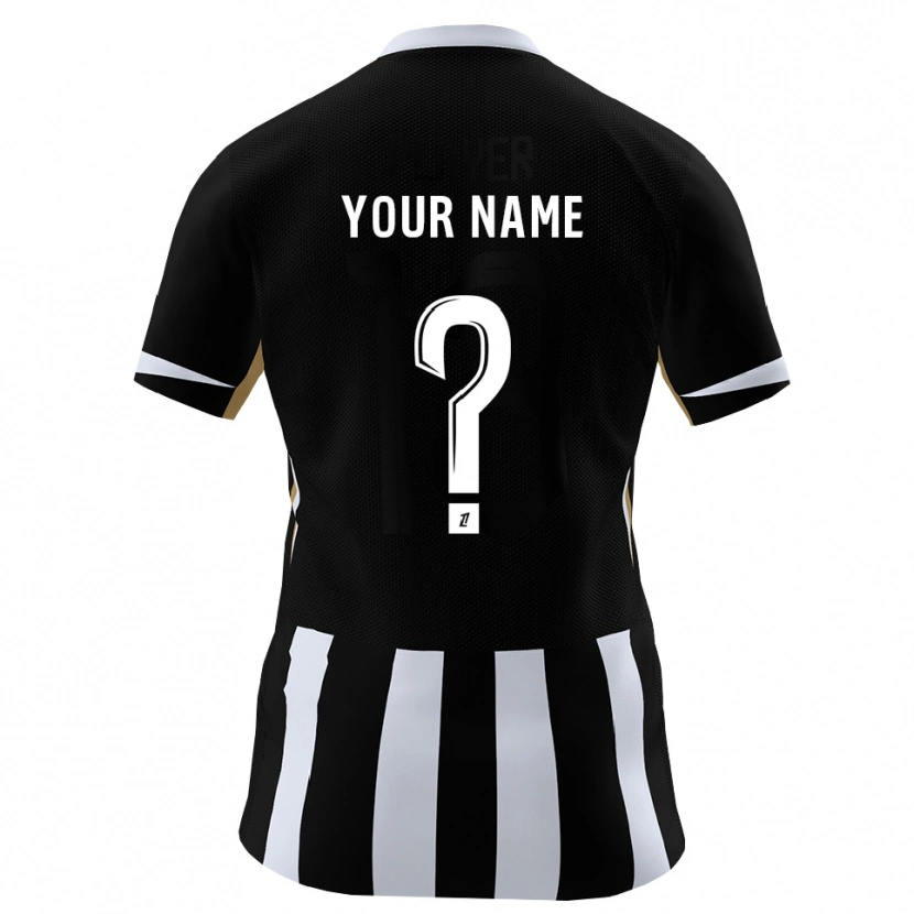 Danxen Mulher Camisola Seu Nome #0 Preto Azul Principal 2026/27 Camisa