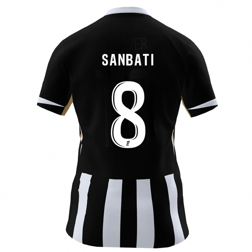 Danxen Mulher Camisola Salim Sanbati #8 Preto Azul Principal 2026/27 Camisa