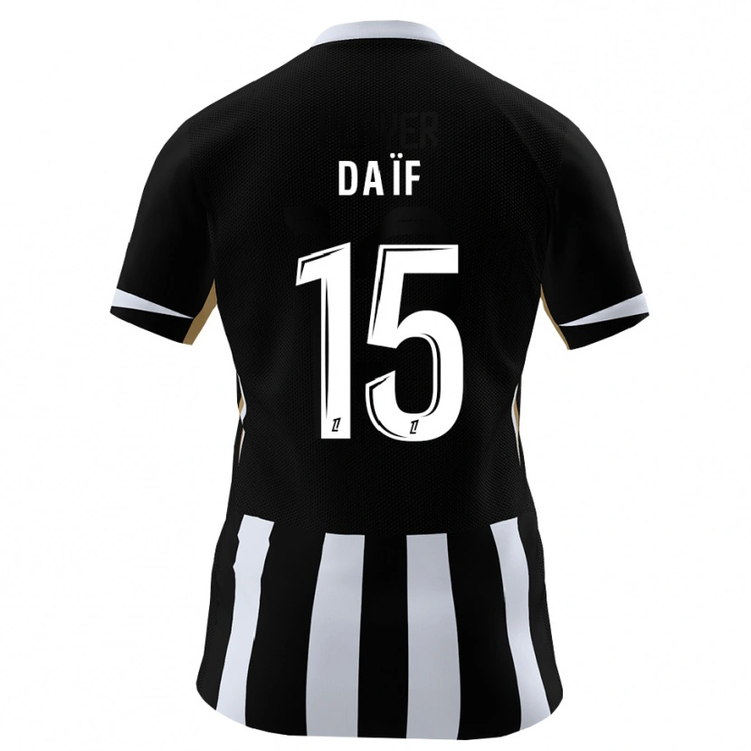 Danxen Mulher Camisola Ziyad Daïf #15 Preto Azul Principal 2026/27 Camisa
