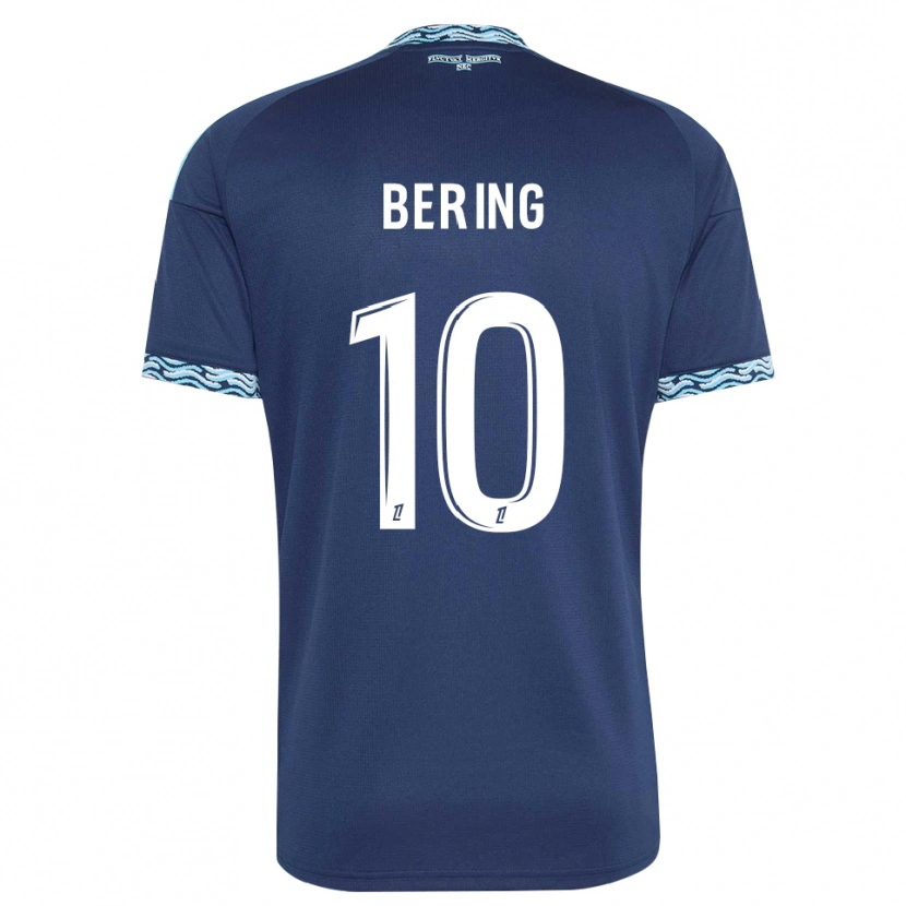 Danxen Mulher Camisola Aymerick Bering #10 Azul Aço Branco Principal 2026/27 Camisa