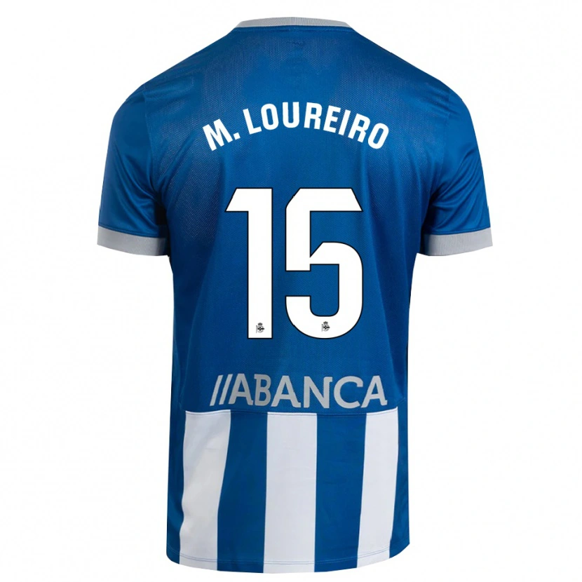 Danxen Mulher Camisola Miguel Loureiro #15 Azul Cinza Branco Principal 2026/27 Camisa