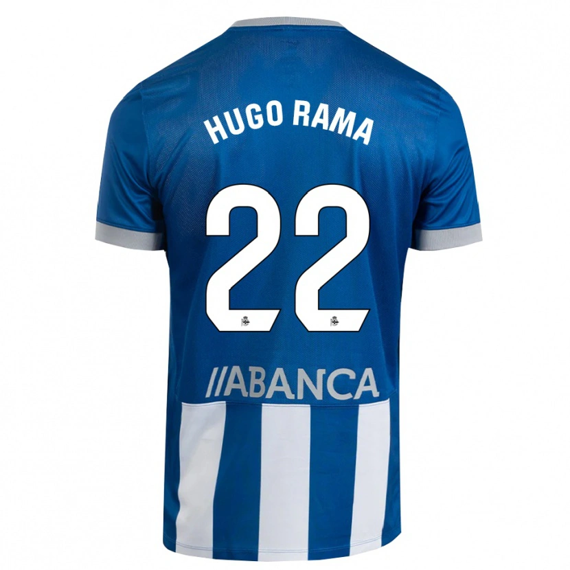 Danxen Mulher Camisola Hugo Rama #22 Azul Cinza Branco Principal 2026/27 Camisa