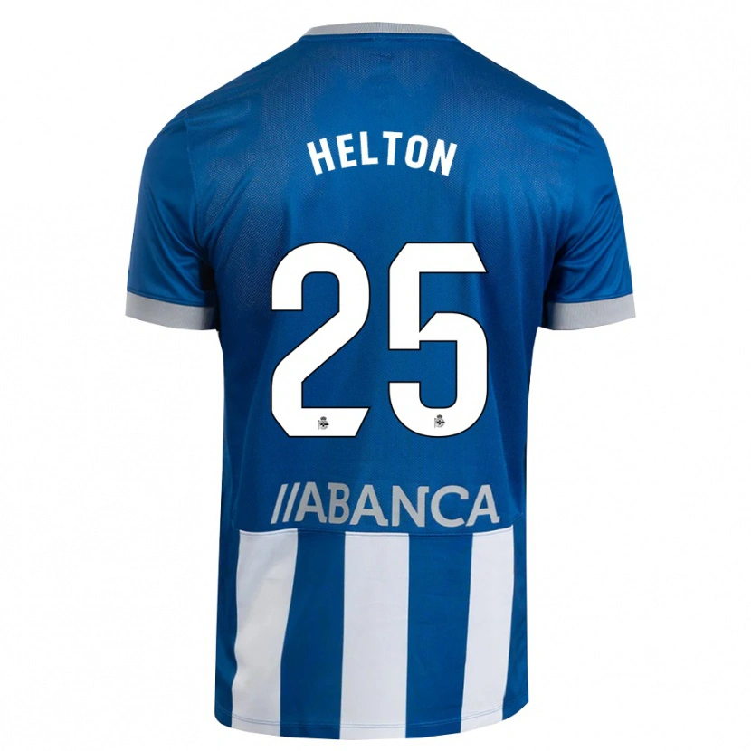 Danxen Mulher Camisola Helton Leite #25 Azul Cinza Branco Principal 2026/27 Camisa