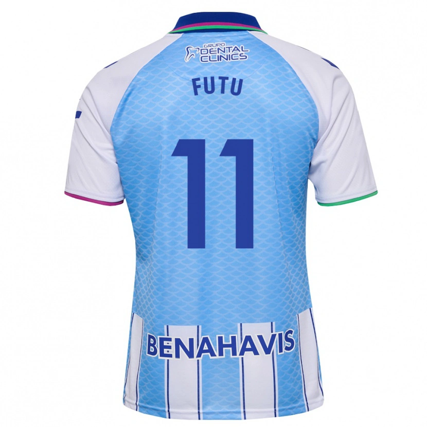 Danxen Mulher Camisola Mirian Córdoba Álvarez #11 Azul Céu Profundo Branco Principal 2026/27 Camisa